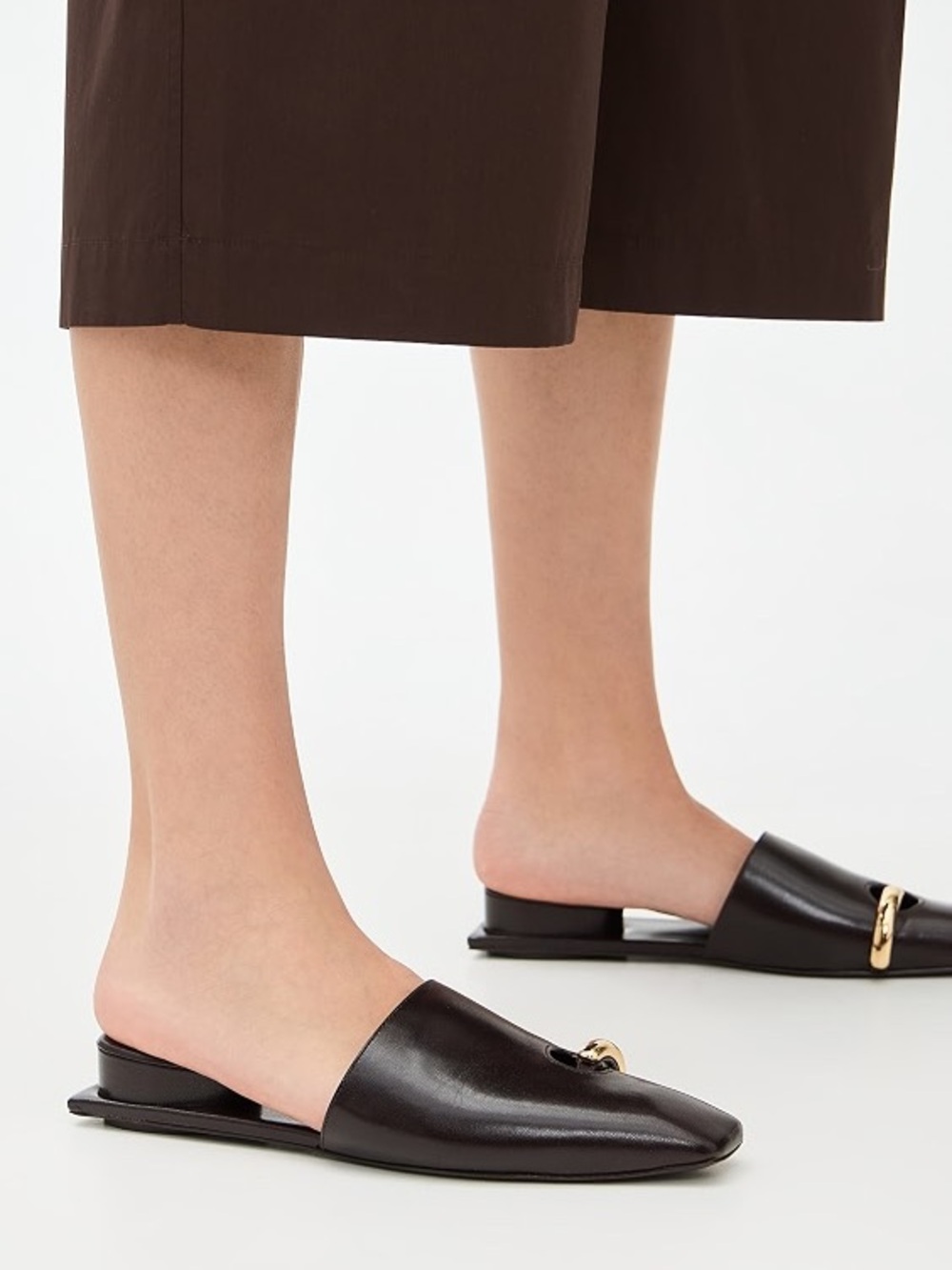 Tory Burch Pierced Mule — Size 10 (Plum) - Picture 4 of 6